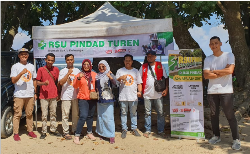 RSU Pindad Turen Dukung Perayaan HUT IBI ke-73 Se-Kabupaten Malang di Pantai Balekambang
