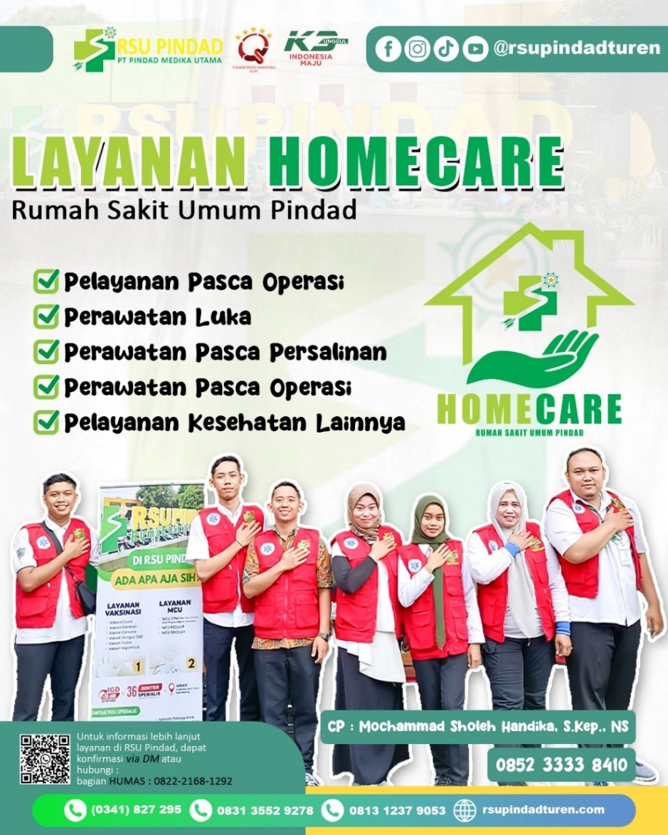 Layanan Homecare RSU Pindad Turen: Perawatan Medis Profesional Langsung di Rumah Anda