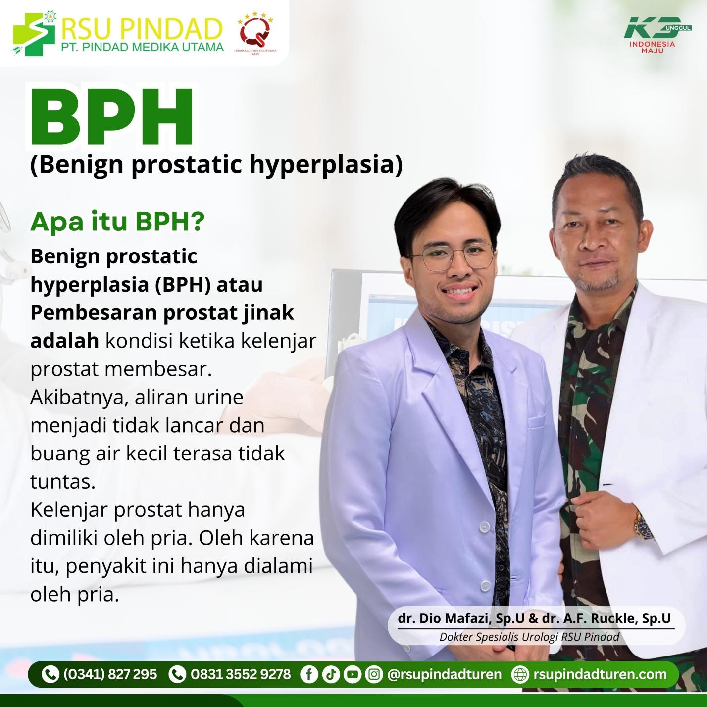 Mengenal Benign Prostatic Hyperplasia (BPH): Gejala, Penyebab, dan Penanganannya